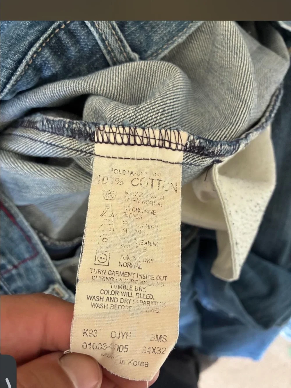 Levi's Faded Blue Relaxed Straight Jeans